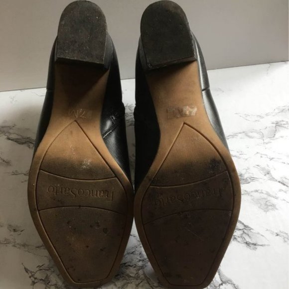 Leather Booties 2 3/4" Heel Boots - Franco Sarto - Picture 7 of 10
